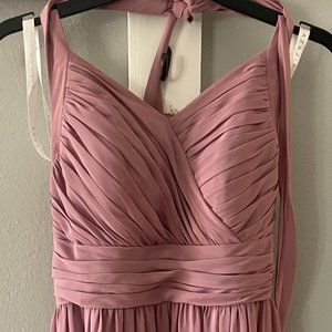 Azazie Veronica Vintage Mauve Size 6 Bridesmaid Dress